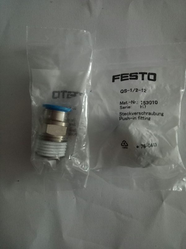Nối ống thẳng Festo QS-1/2-12