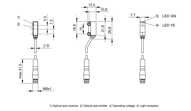 Cam bien quang balluff bos021f