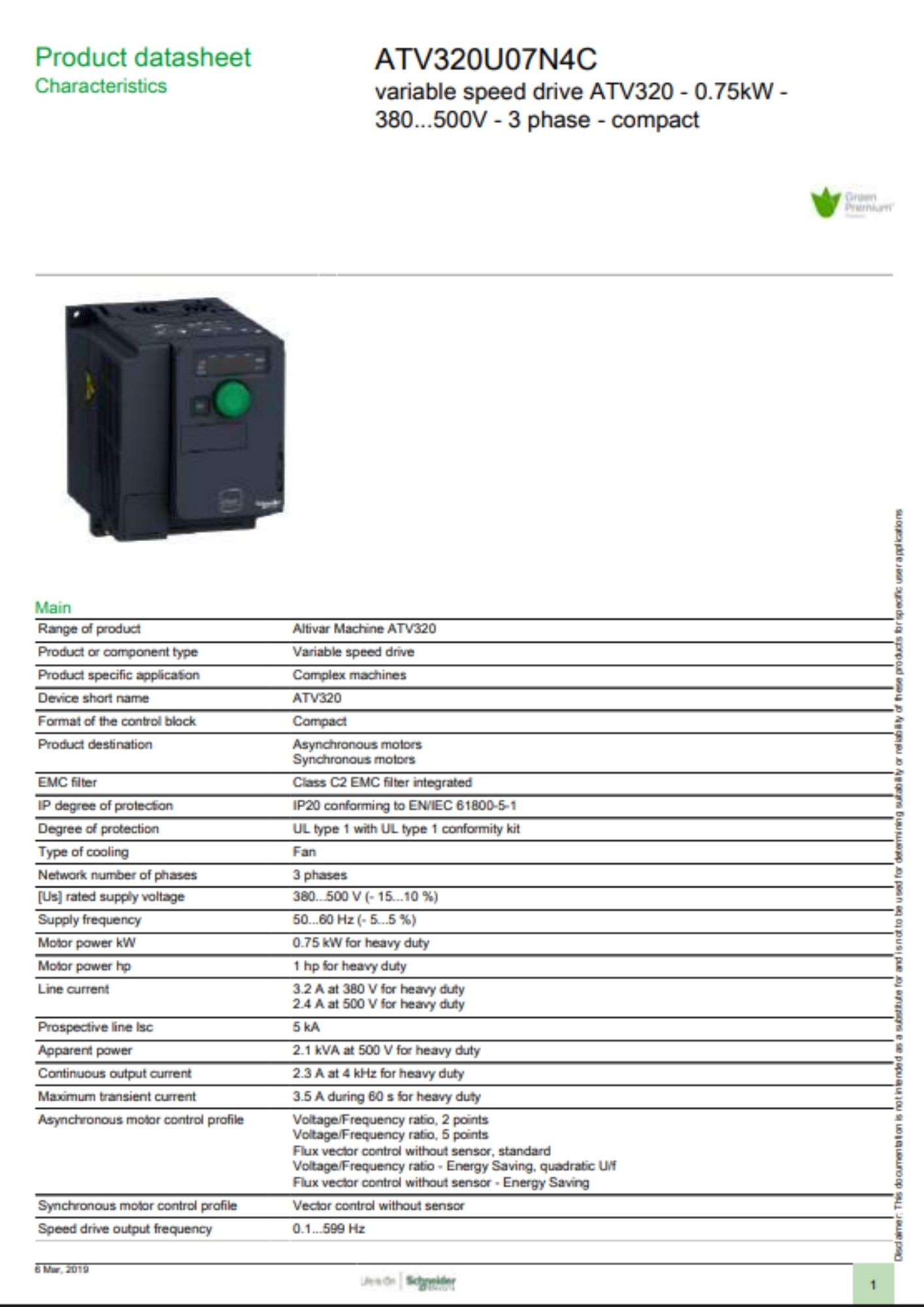 Schneider atv320u07n4c