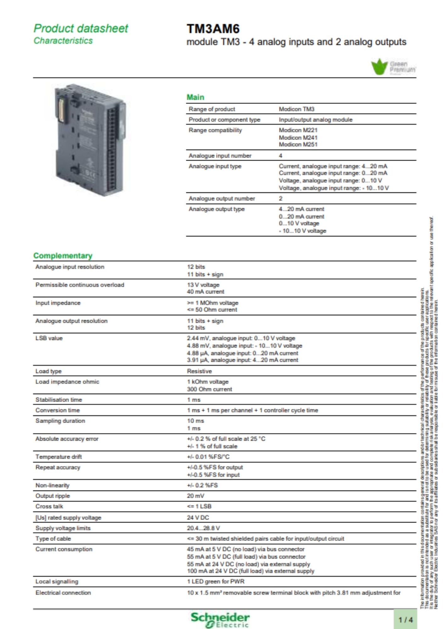Schneider tm3am6